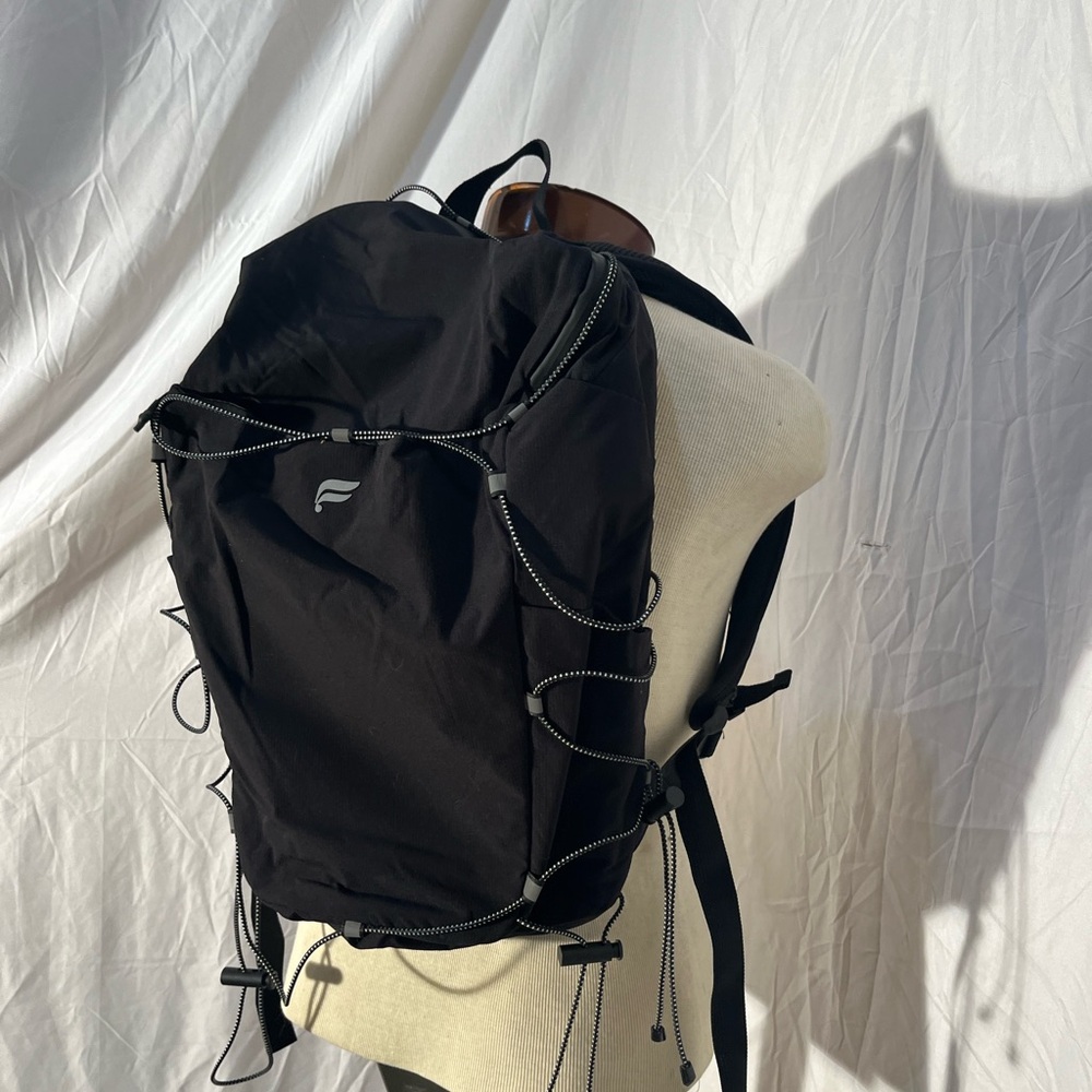 Fabletics Black Backpack with Rope Detailing - Picture 2 of 6